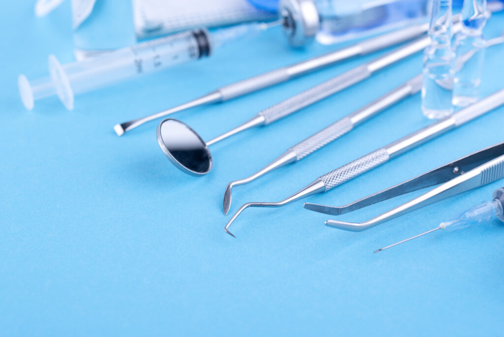 vials medical tools arrangement high angle